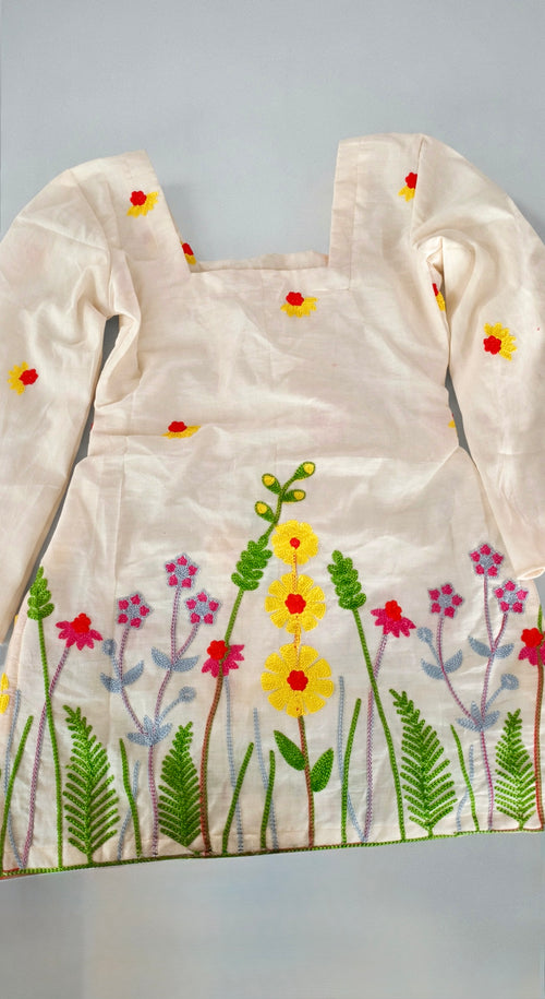 Kora Cotton Blossom Short Kurti