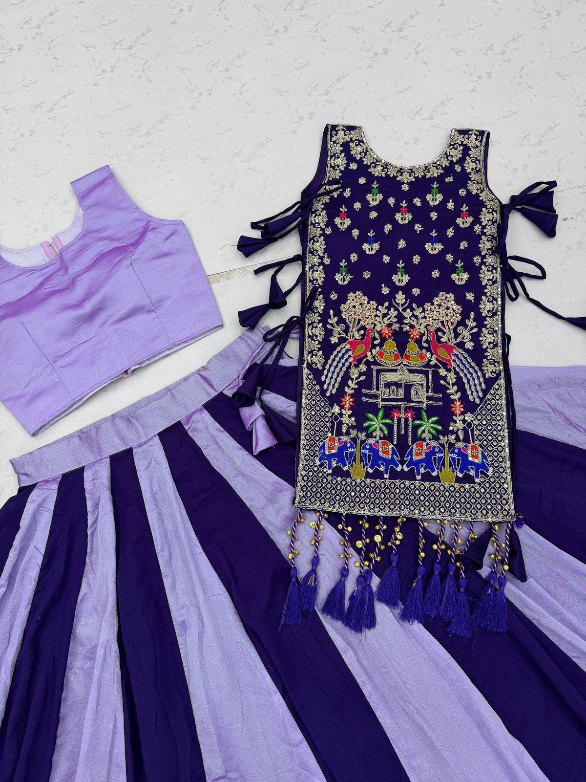 Radha Ghagra kurti
