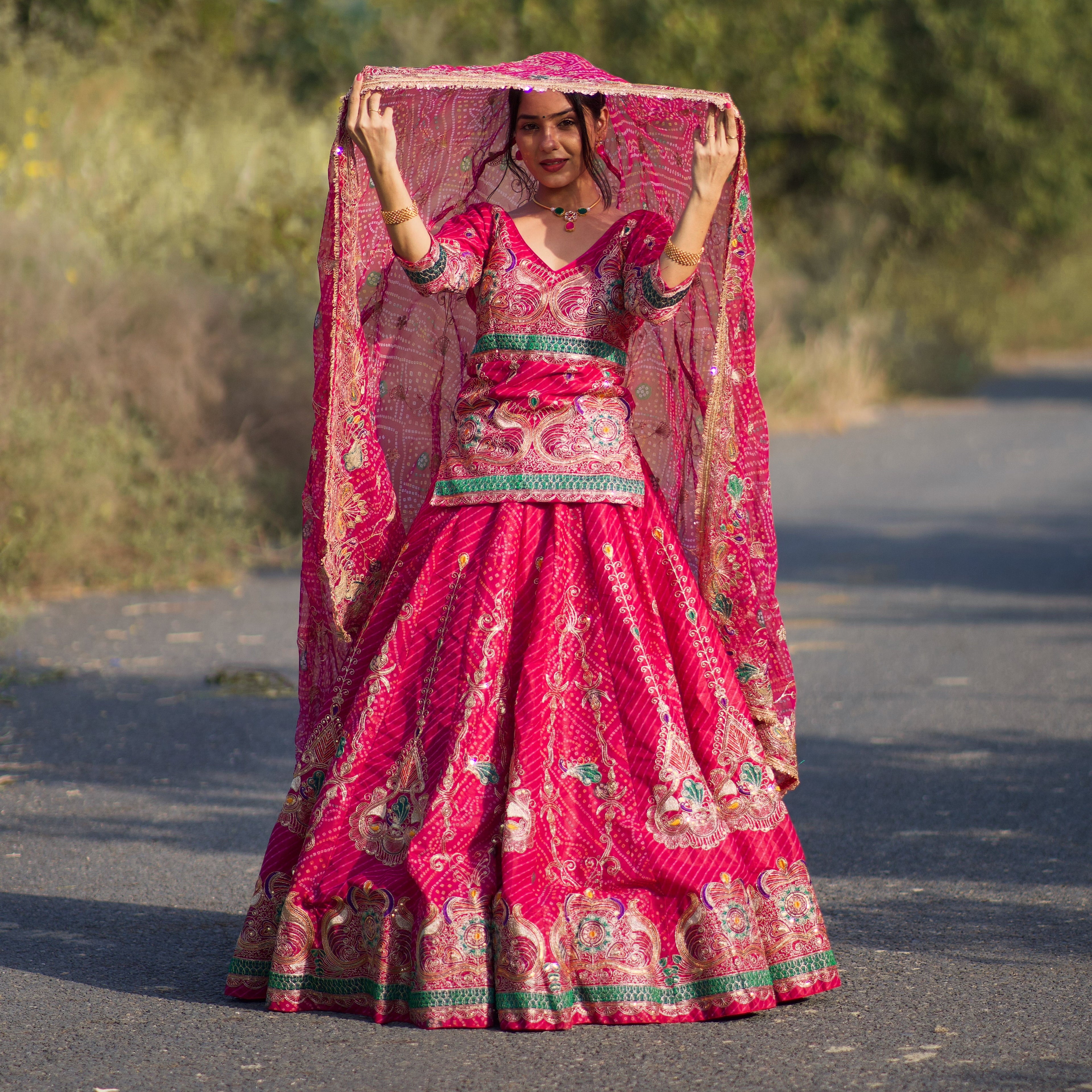 Premium Bindhi Lehenga Fully Stitched