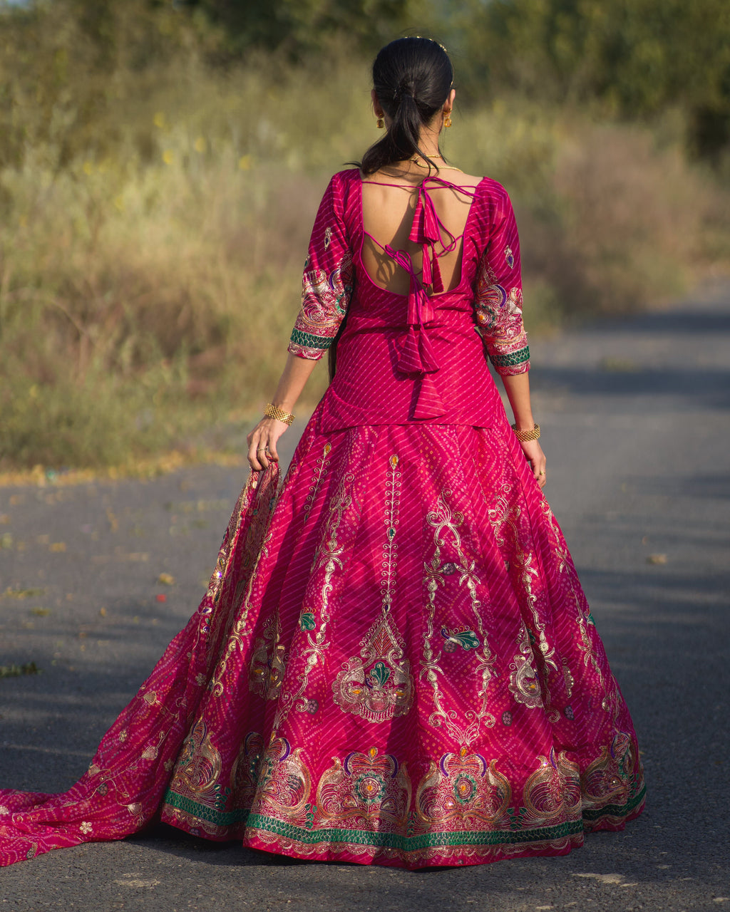 Premium Bindhi Lehenga Fully Stitched