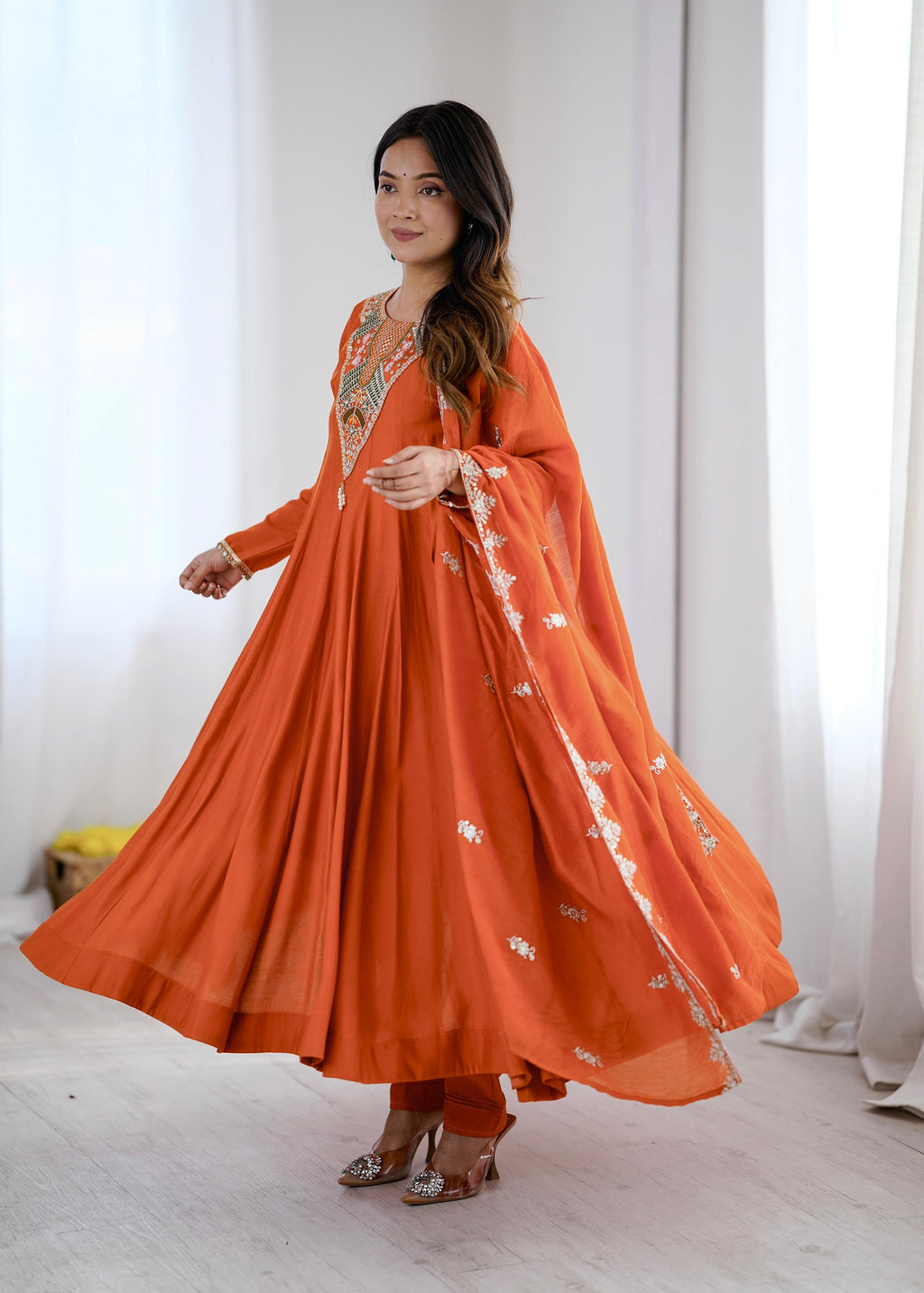 Husna bai Anarkali | Fully Stitched