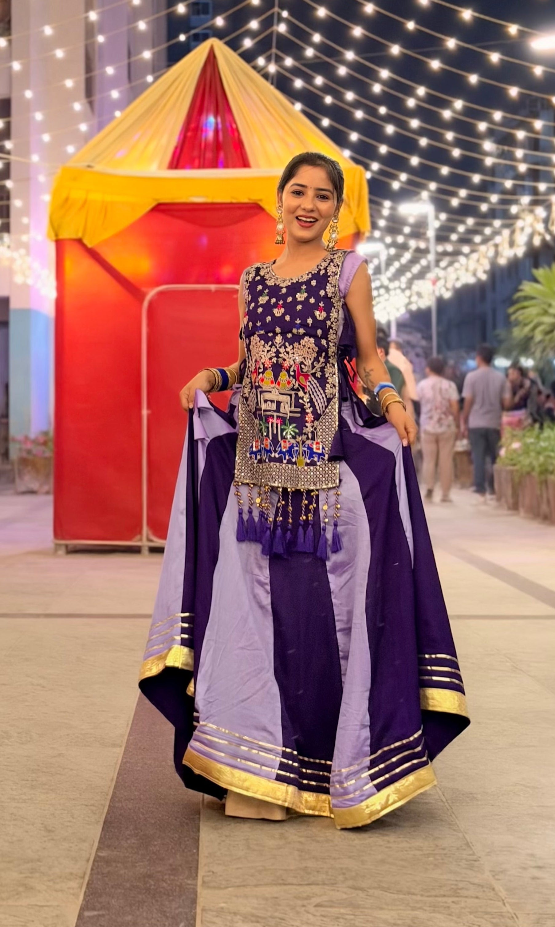 Radha Ghagra kurti