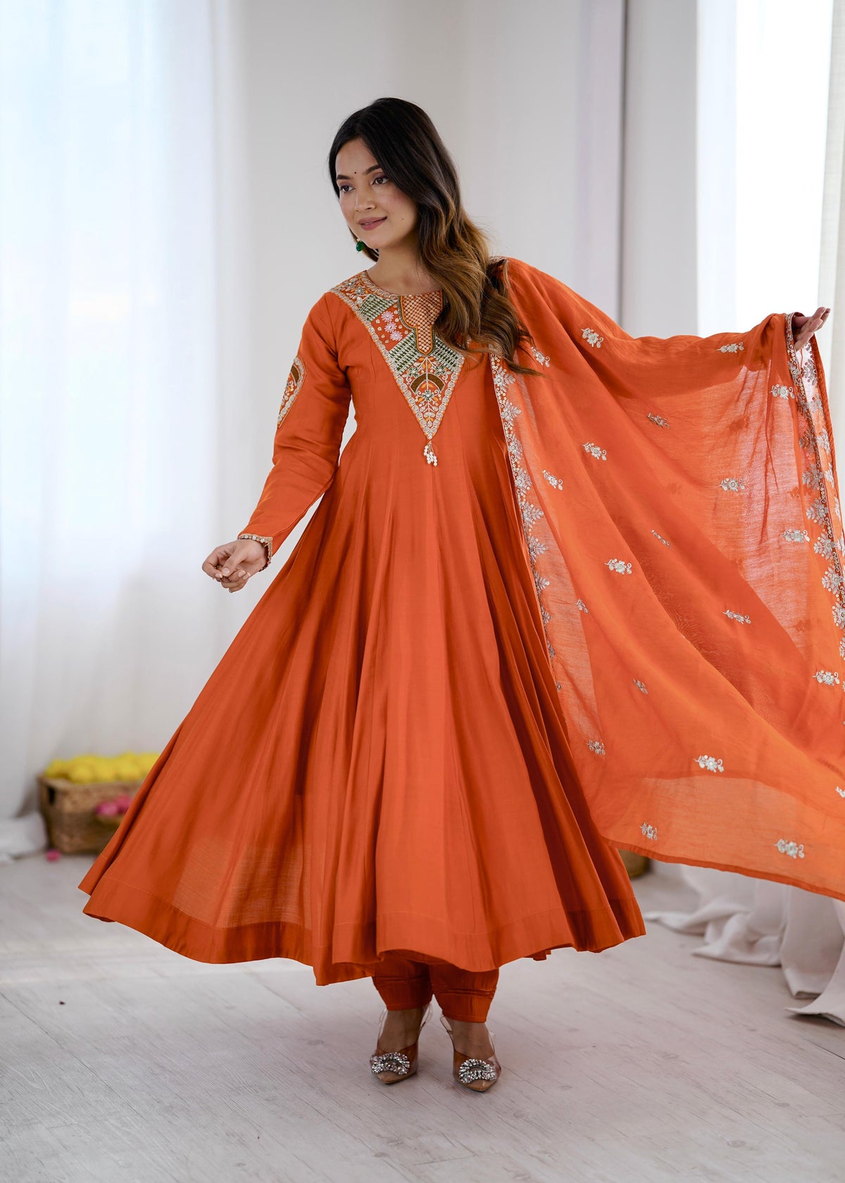 Husna bai Anarkali | Fully Stitched