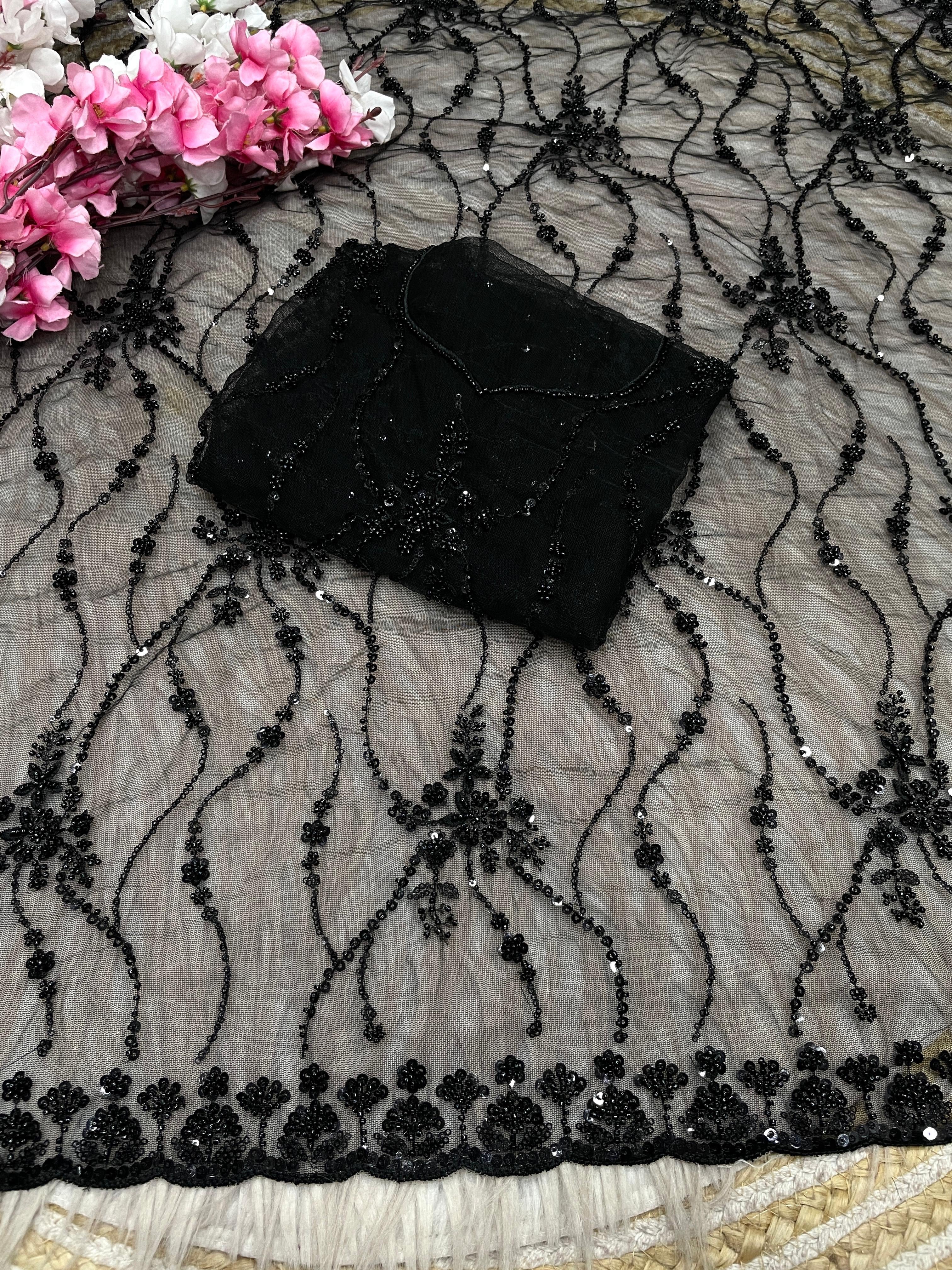 Celeb Fit Net Saree✨