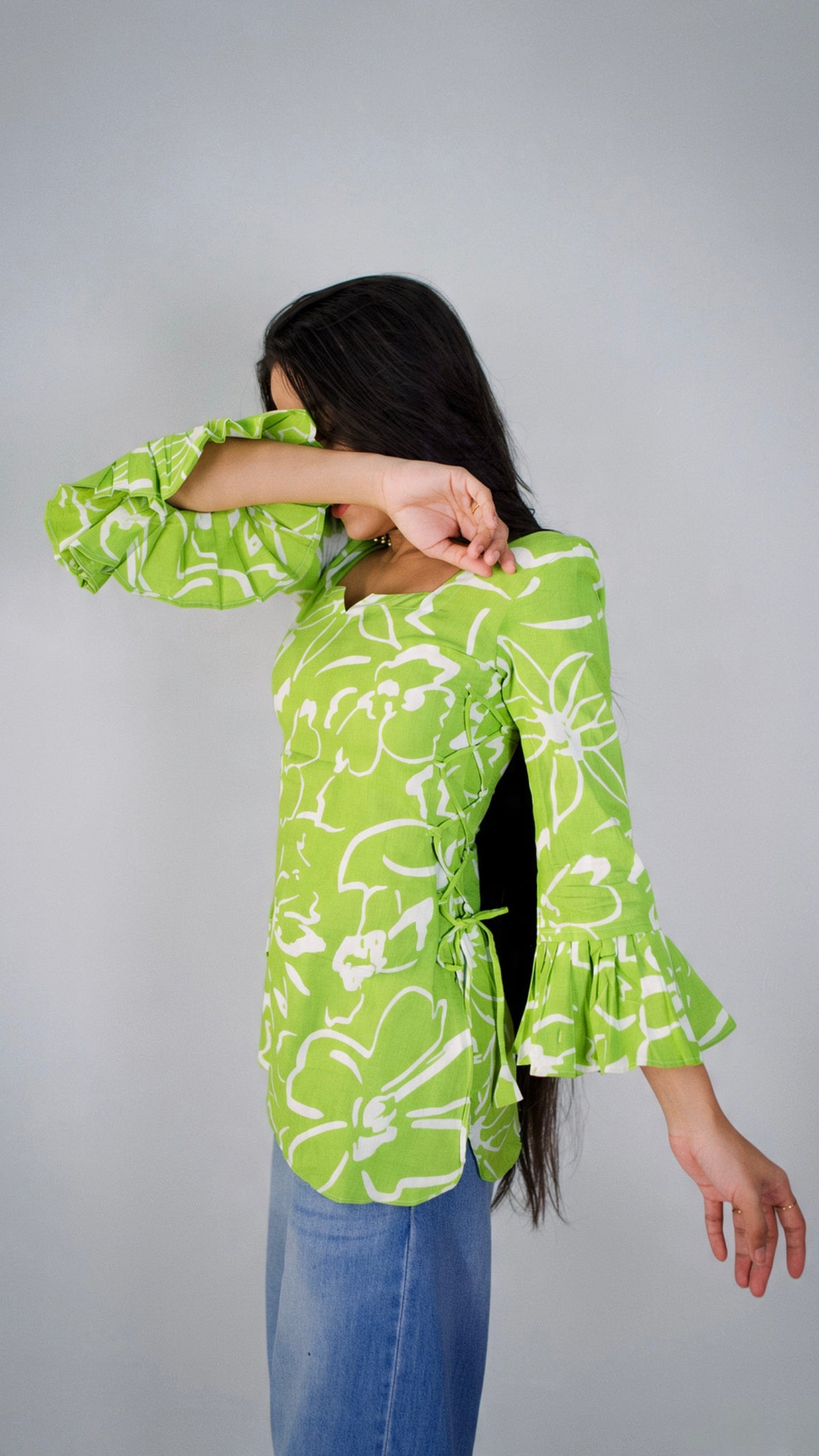 Pure Cotton Designer Short Kurti