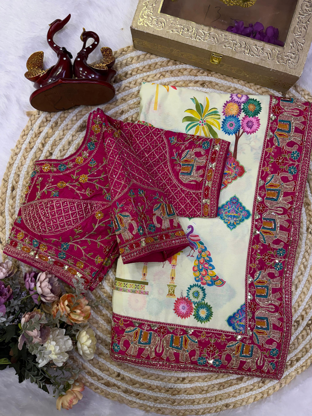 Rangoli Saree