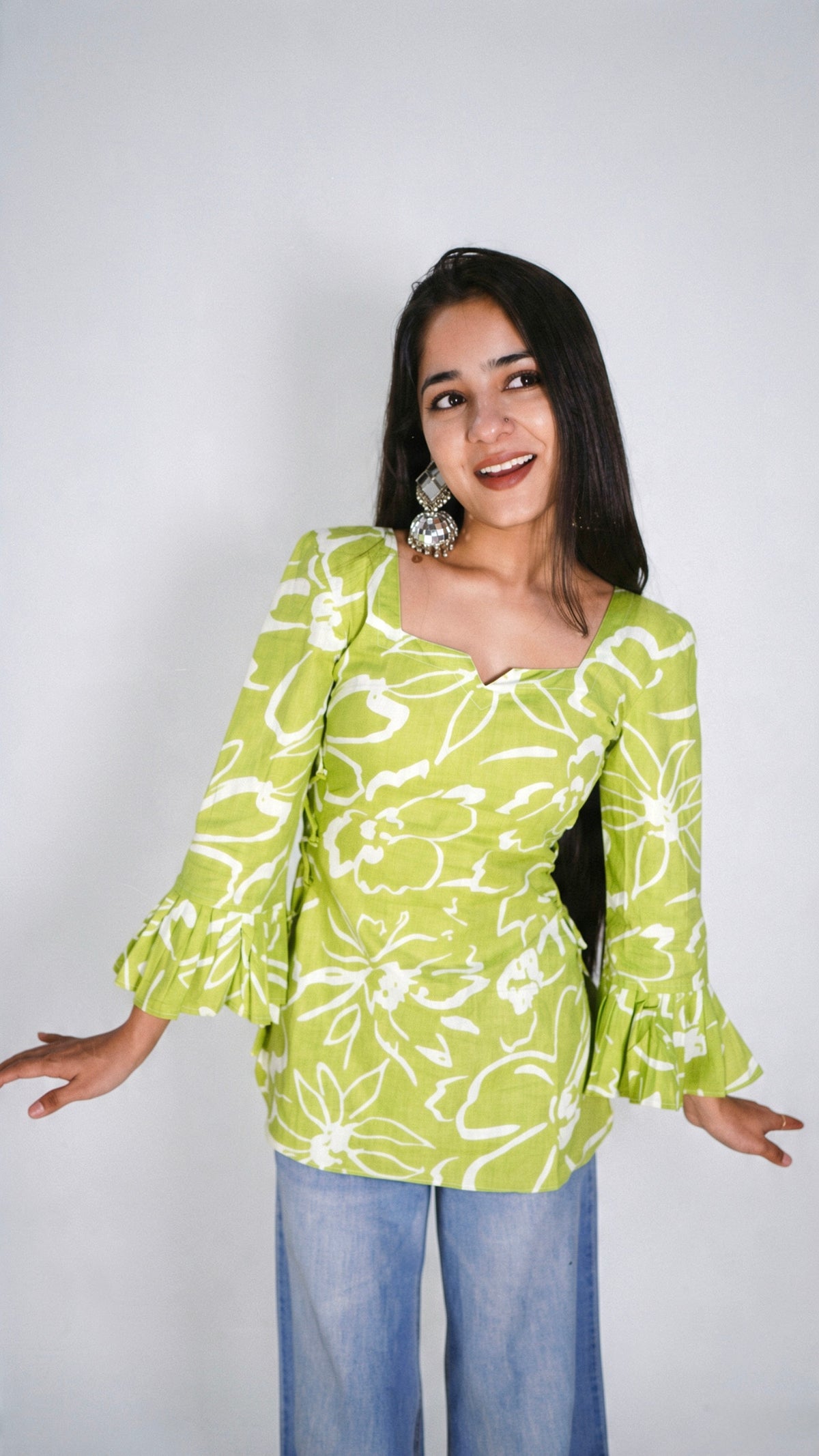 Pure Cotton Designer Short Kurti
