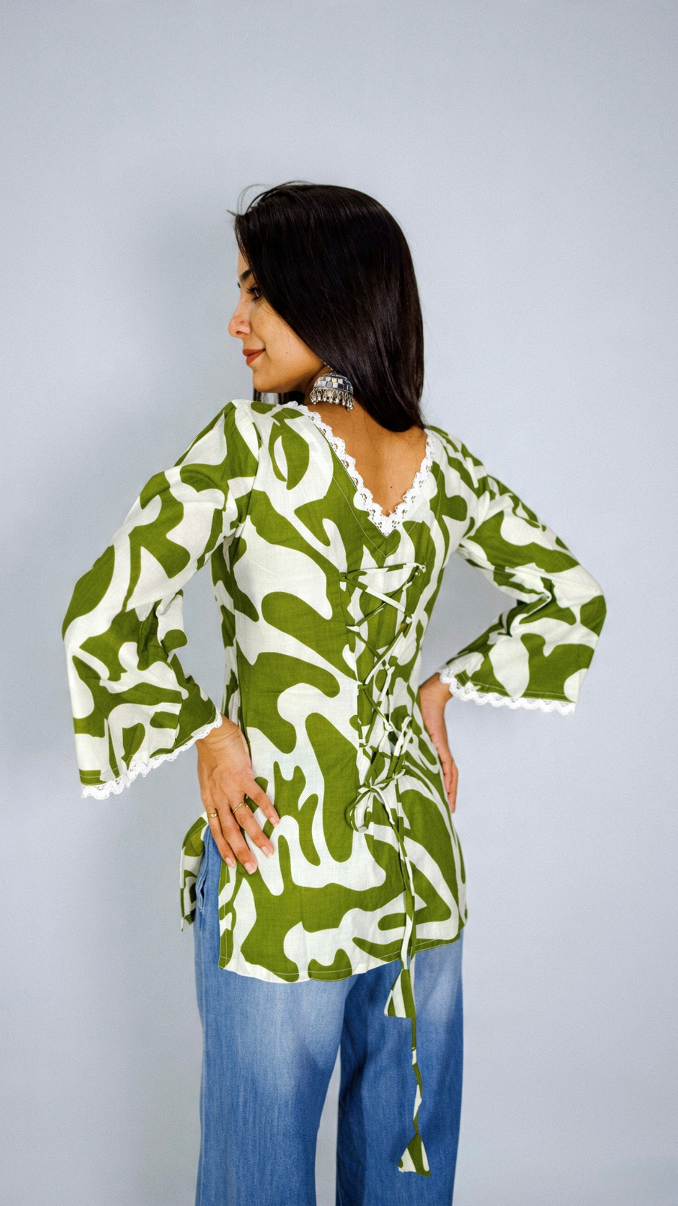 Pure Cotton Designer Short Kurti