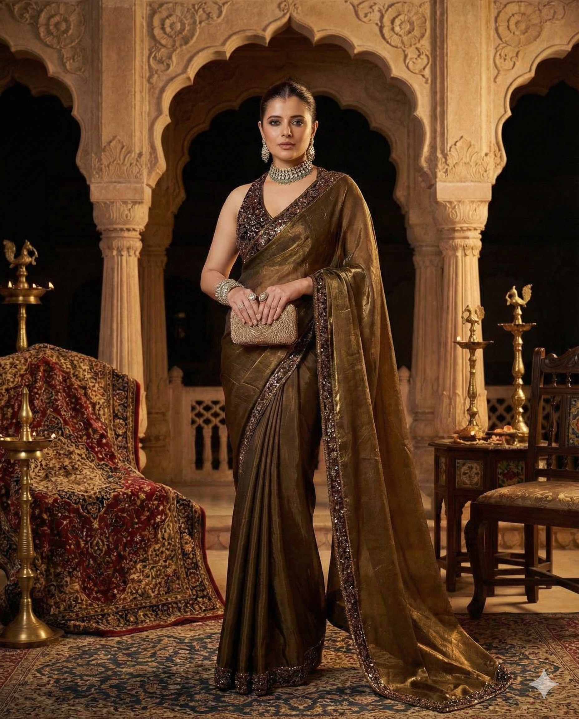 Super Hit: Premium Fendy Chiffon Saree