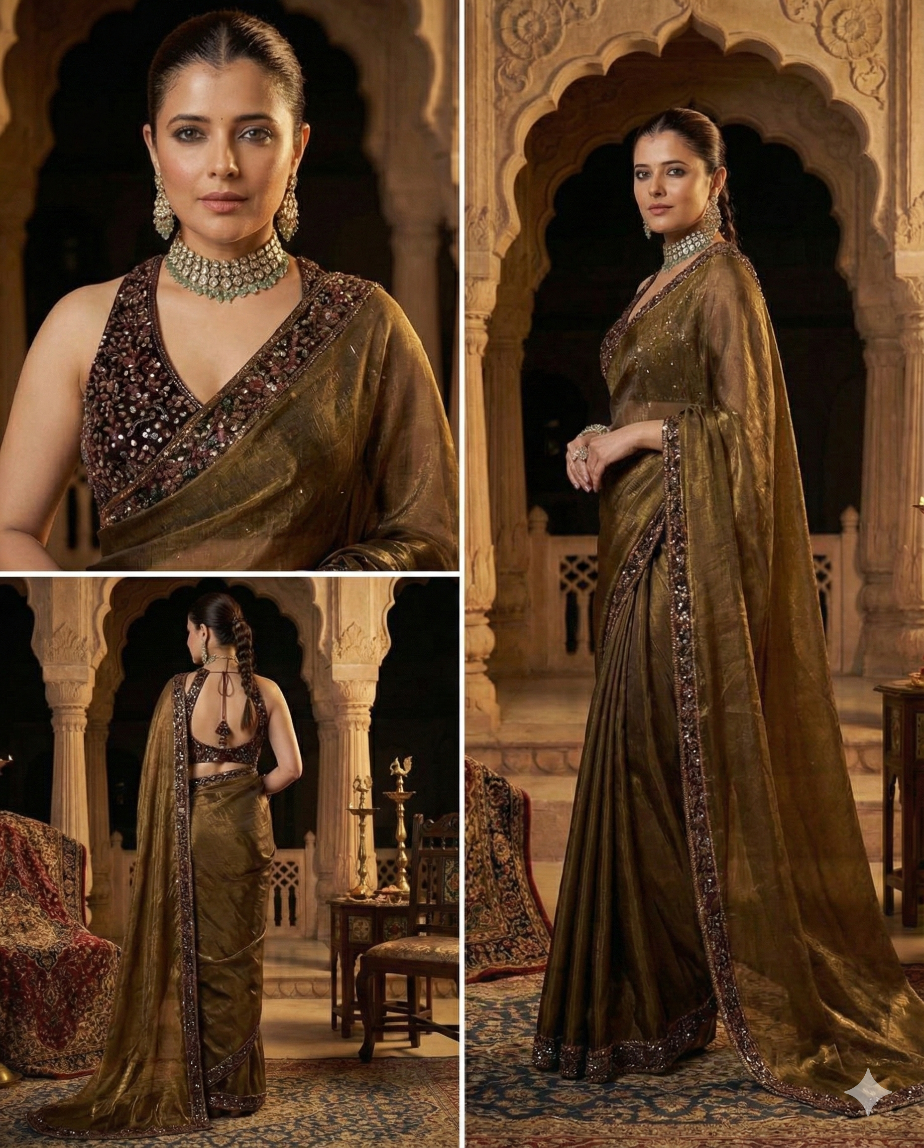 Super Hit: Premium Fendy Chiffon Saree