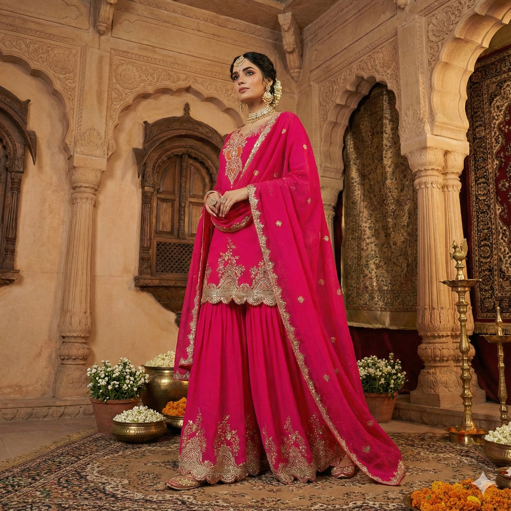 New Arrival: Classy Designer Sharara Set