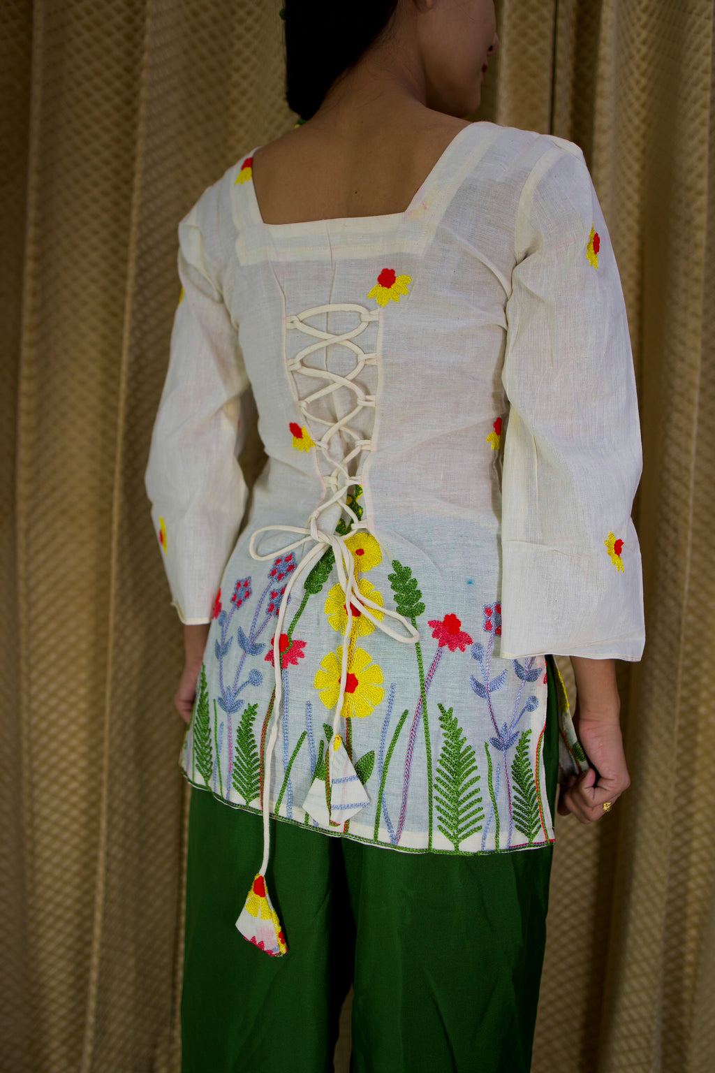 Kora Cotton Blossom Short Kurti