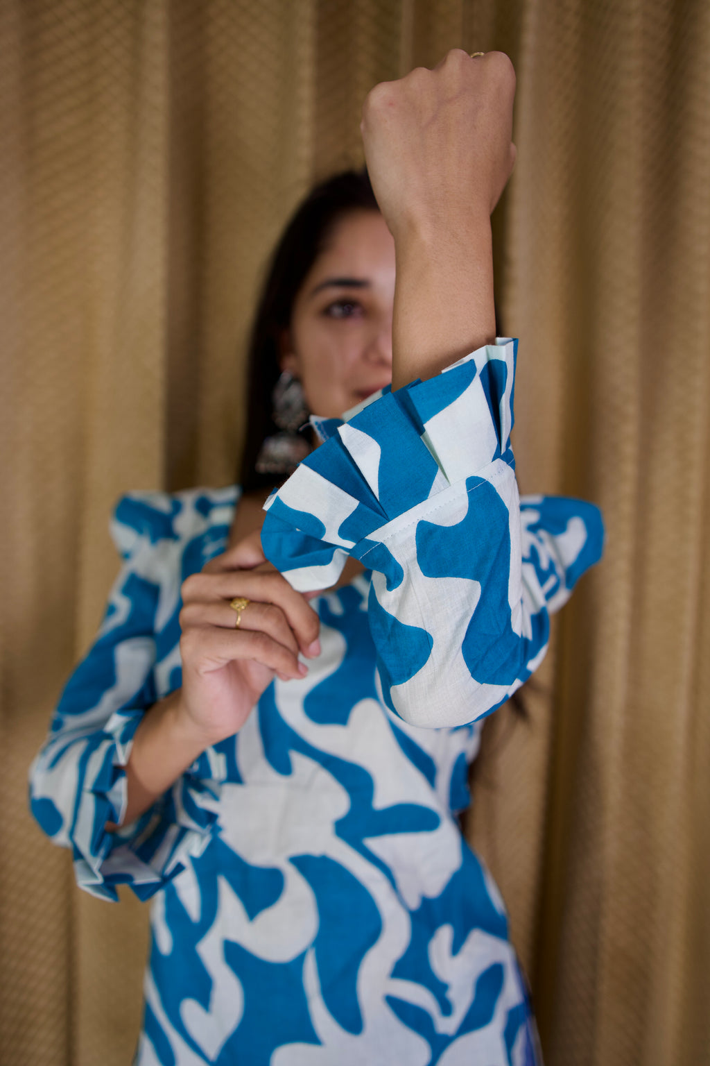 Pure Cotton Designer Short Kurti