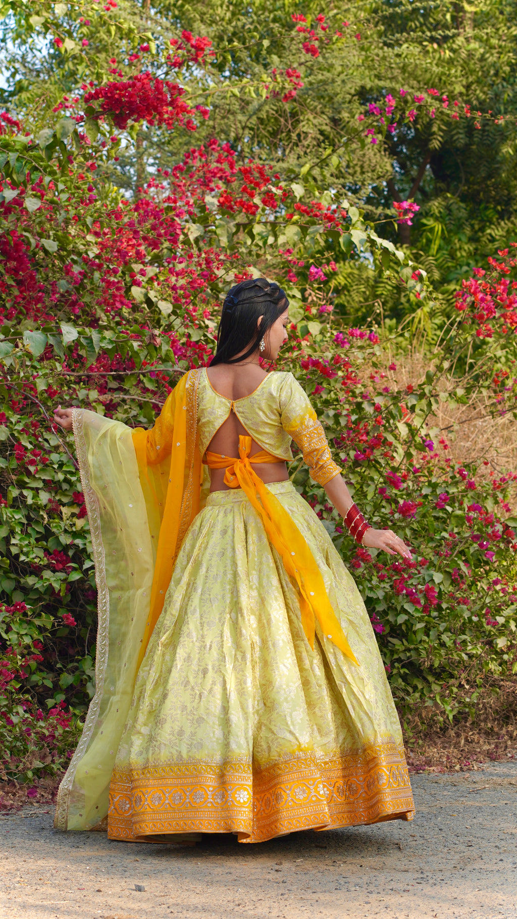 Premium Banarasi Lehenga for Women | Fully Stitched | 6 Meter Flair