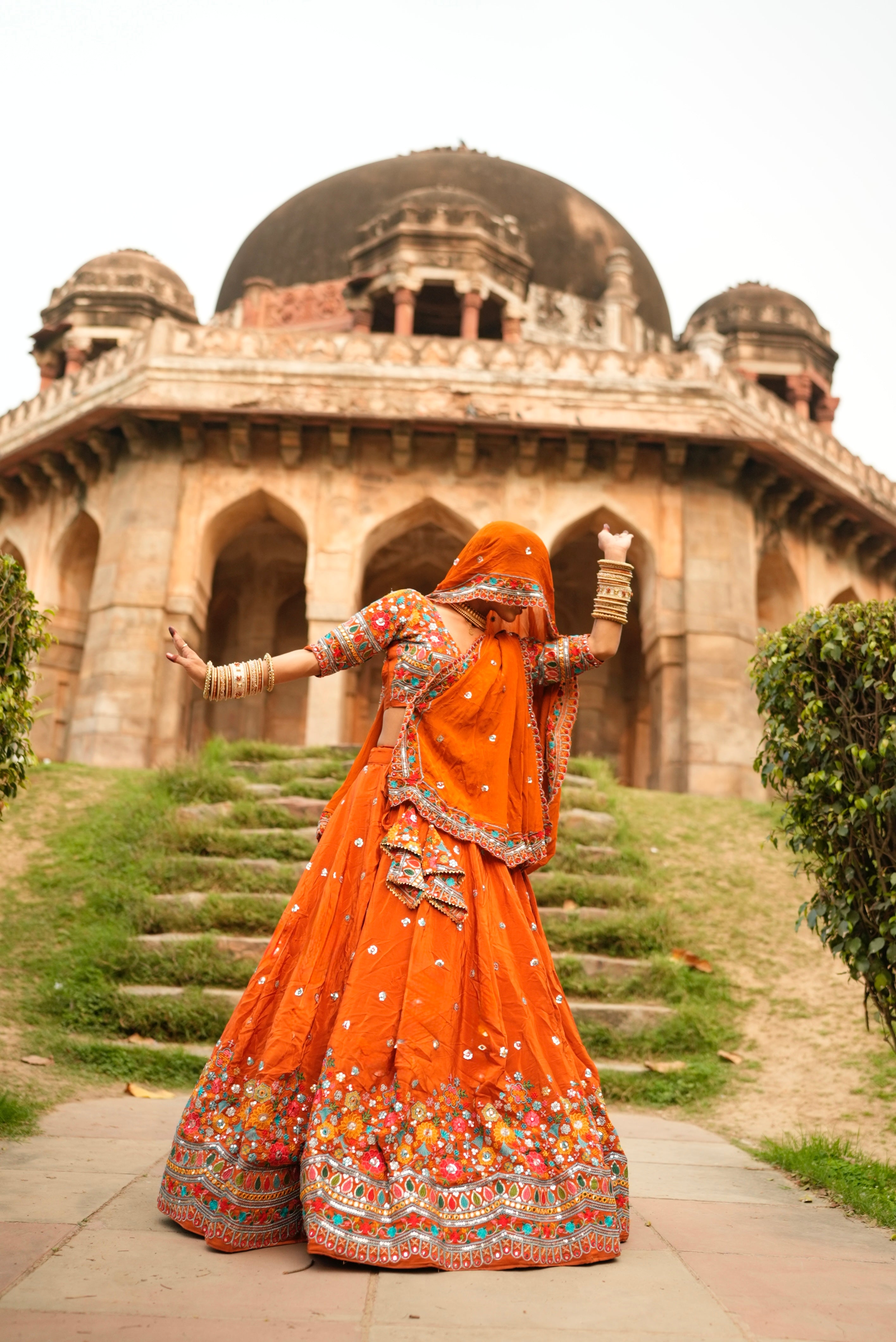 Premium Designer Lehenga Set – Fully Stitched | 5 Meter Flair | Full-Size Dupatta