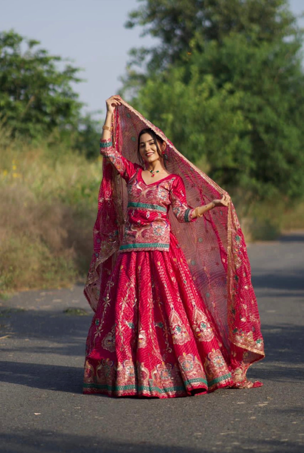 Premium Bindhi Lehenga Fully Stitched