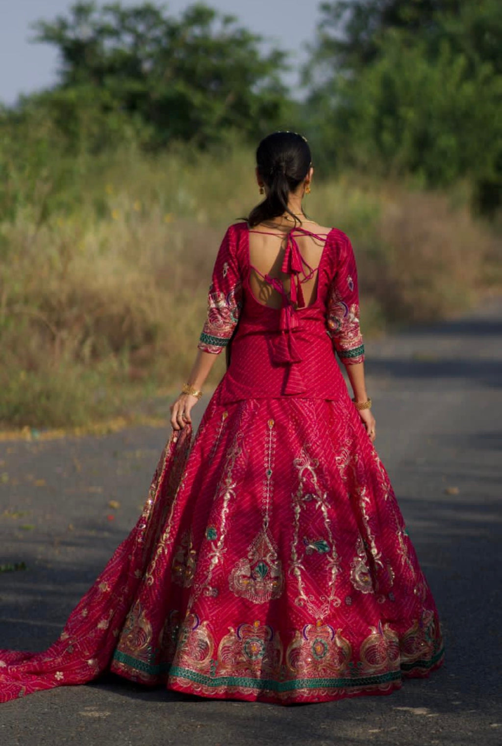 Premium Bindhi Lehenga Fully Stitched