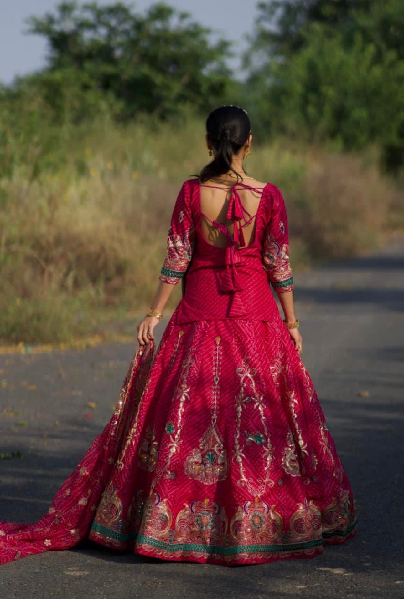 Premium Bindhi Lehenga Fully Stitched