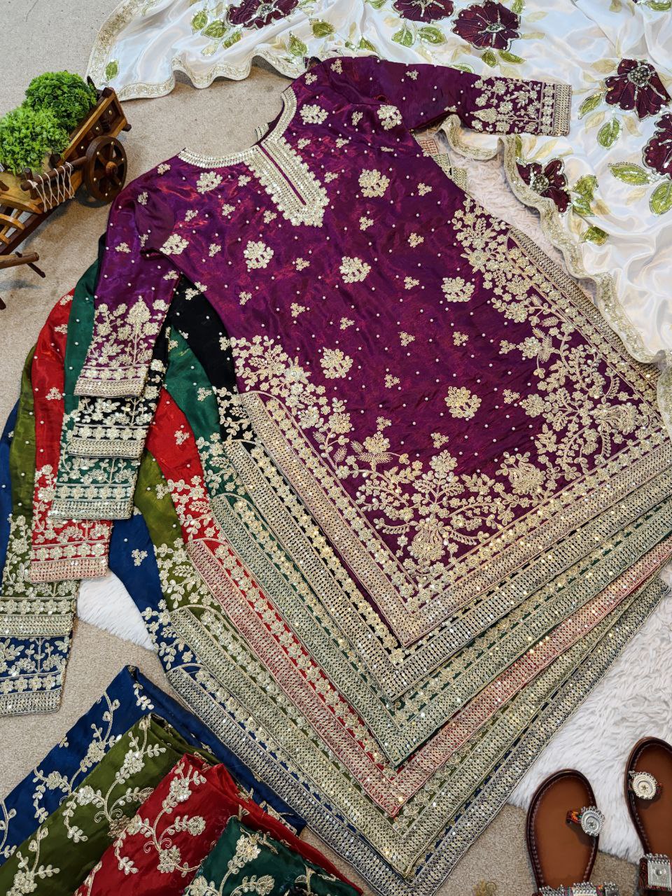 New Launch: Premium Jimmy Silk Embroidery Set