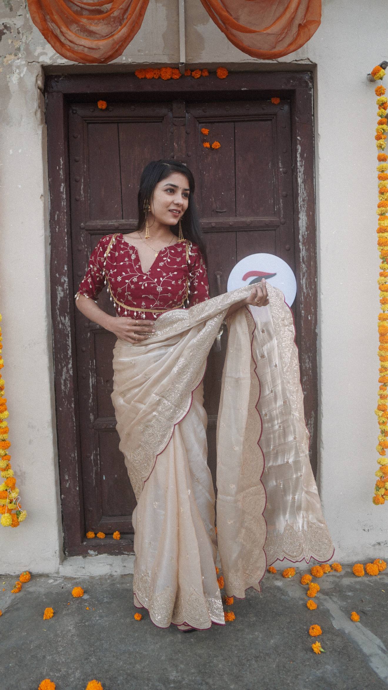 Trending Designer Collection: Champagne Gold & Red