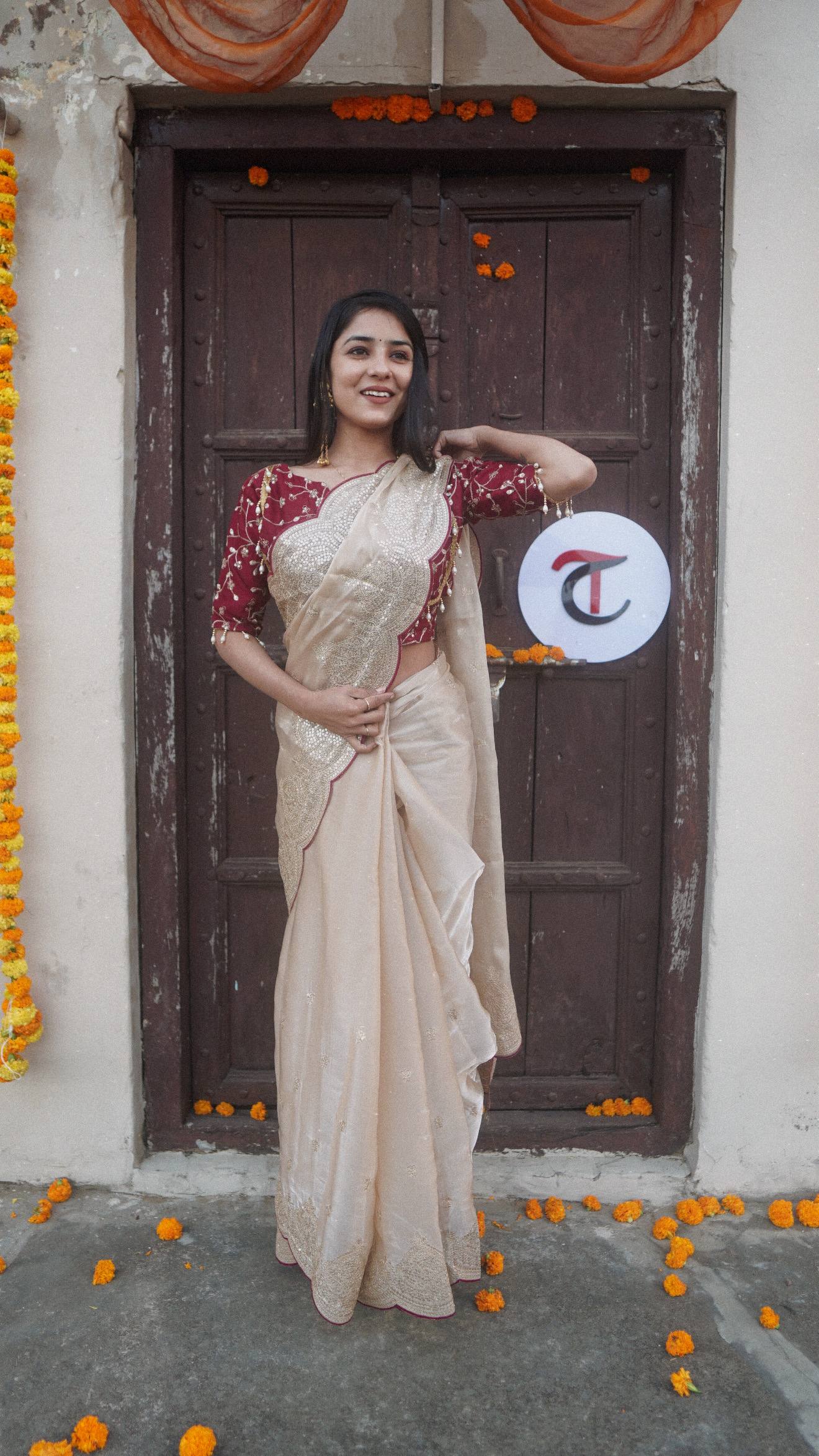 Trending Designer Collection: Champagne Gold & Red