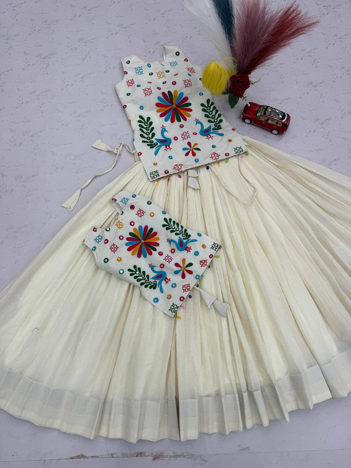 Mother-Daughter Navratri Lehenga Choli Set