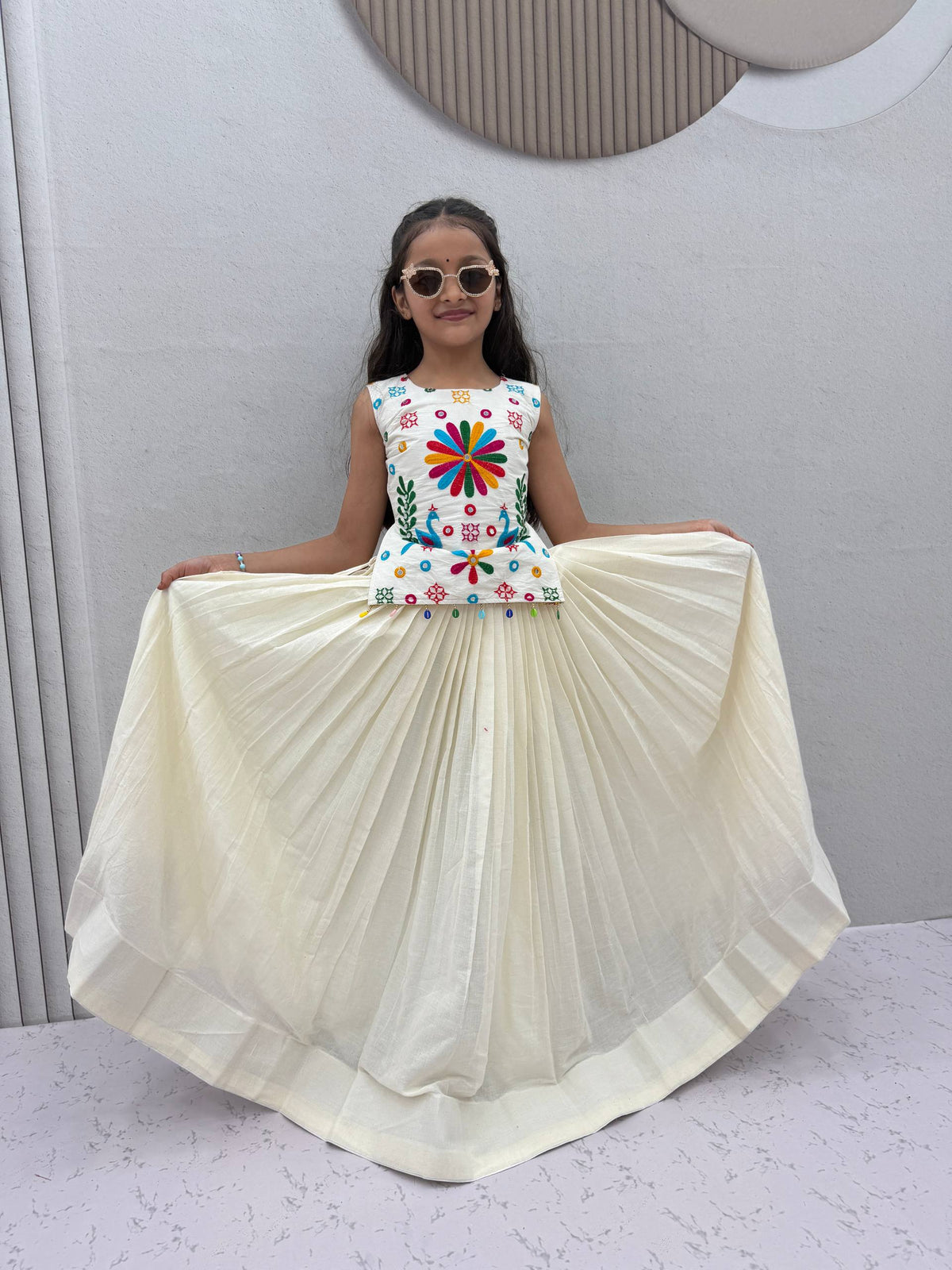 Mother-Daughter Navratri Lehenga Choli Set