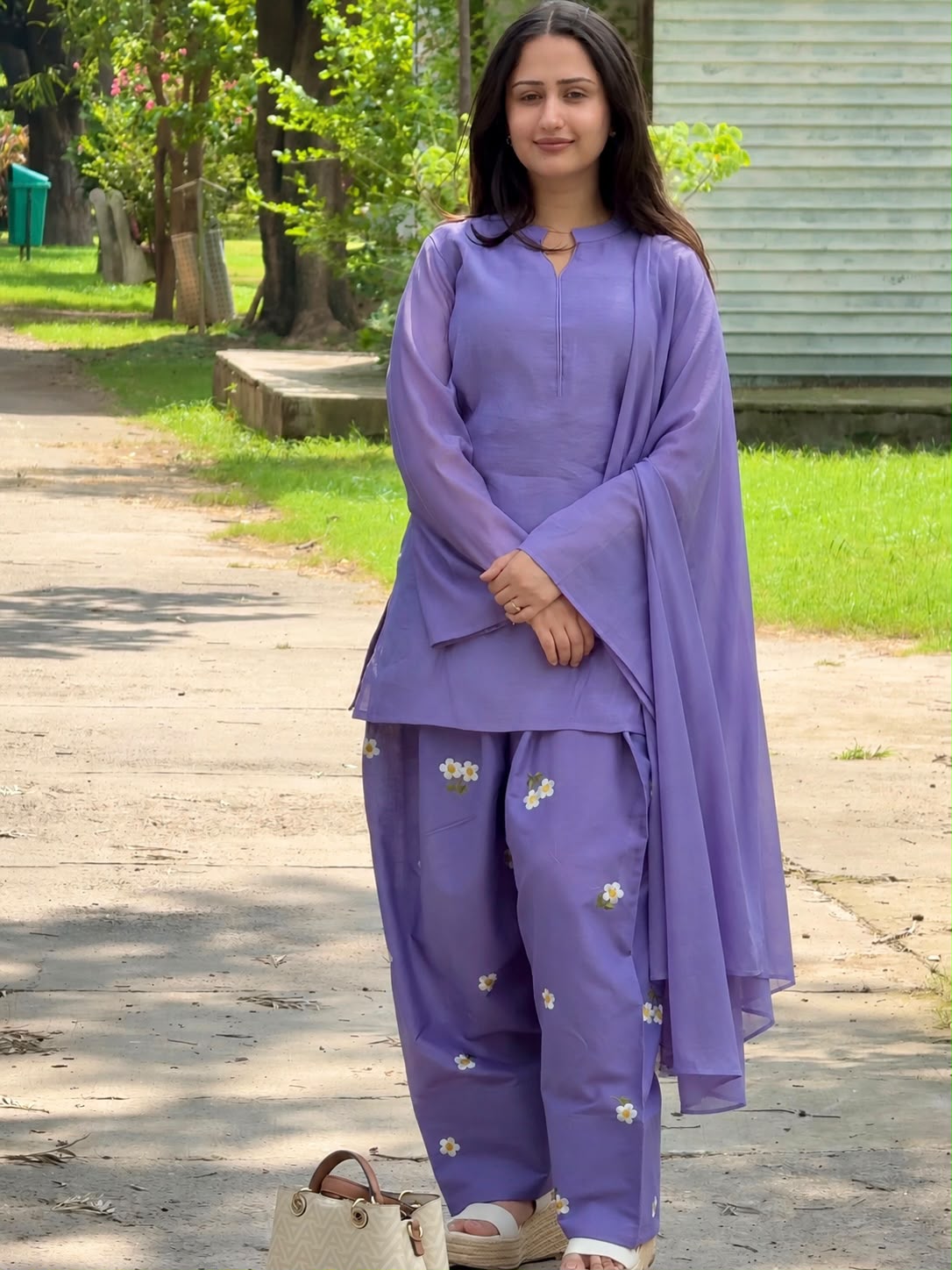 ✨ Purple Farshi Salwar Set ✨